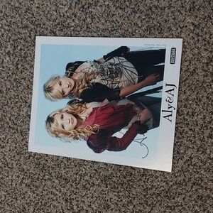 Aly & AJ Hand Signed Autograph Photo
